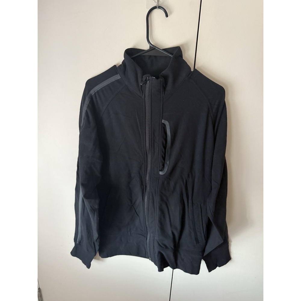 Lululemon Kung Fu II Track Jacket Mens L Black Full Zip